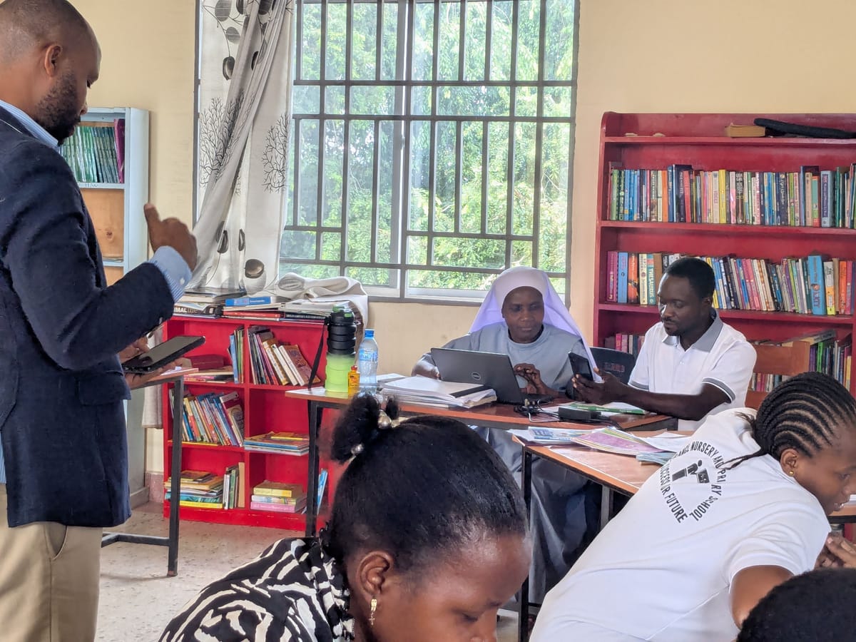 Staff training session
